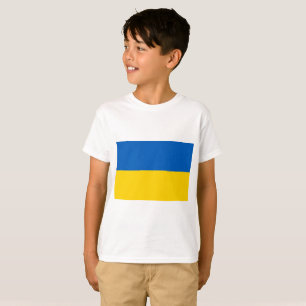 Ukraina flagga t-shirt