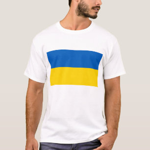Ukraina Flagga T Shirt