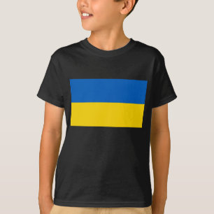 Ukraina Flagga T Shirt
