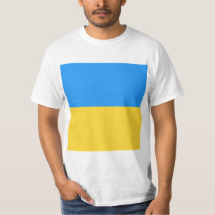Ukraina flagga t shirt