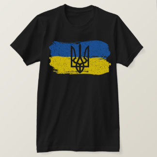 Ukraina Flagga T Shirt