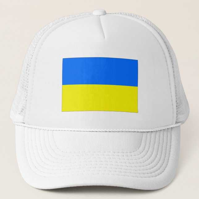 Ukraina Flagga Truckerkeps (Framsida)