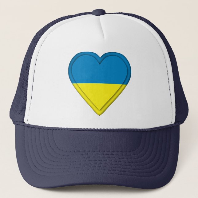 Ukraina flagga truckerkeps (Framsida)