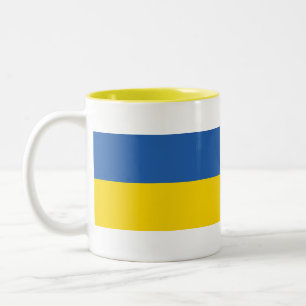 UKRAINA-FLAGGA Två-Tonad MUGG