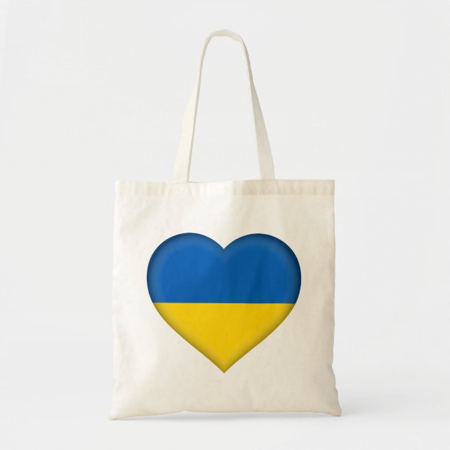 Ukraina Flagga Tygkasse (Framsidan)