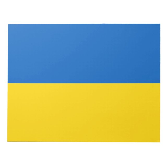 Ukraina-Flagga (Ukraina) Anteckningsblock (Framsida)
