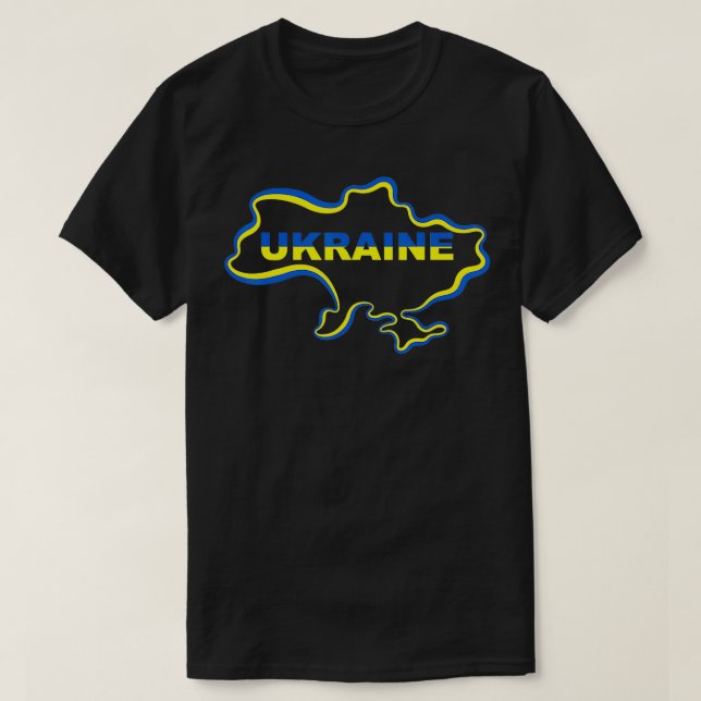Ukraina Flagga ukrainare Gift Ukrainas1 T Shirt (Design framsida)