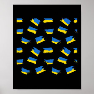 Ukraina Flagga - Ukrainsk Flagga - Ukraina Poster