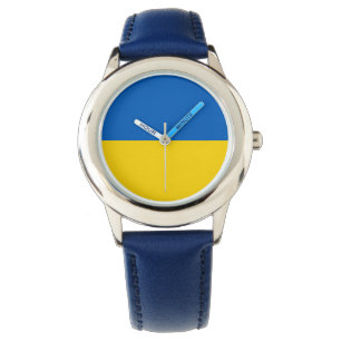 Ukraina Flagga Ukrainska patriotiska Armbandsur