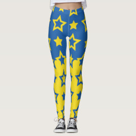 Ukraina Flagga Ukrainska patriotiska Leggings