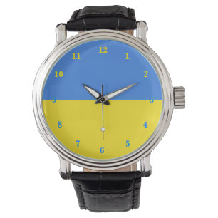 Ukraina Flagga Watch Freedom Armbandsur