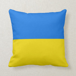Ukraina Flagga x Flagga Pillow Kudde