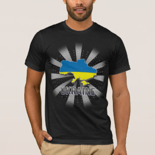 Ukraina flaggakarta 2,0 tee shirt