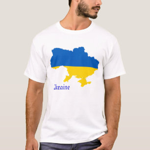 Ukraina flaggakarta tröja