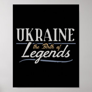 Ukraina Födelsen Av Legender Poster