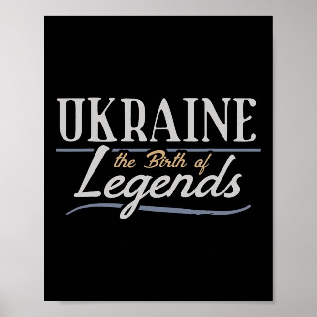 Ukraina Födelsen Av Legender  Poster (Framsidan)