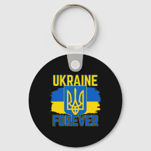 Ukraina för alltid för stolta ukrainare nyckelring