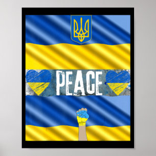 Ukraina för fred i Ukraina Stopp för Ukraina Poster