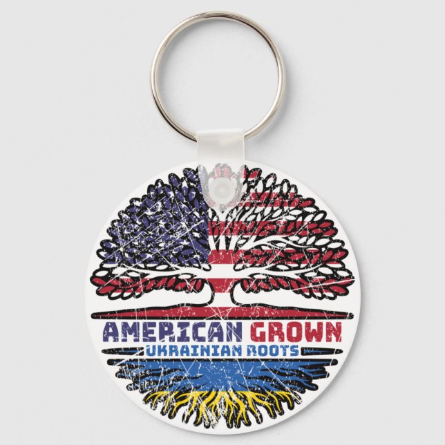 Ukraina, Förenta staterna, Förenta staterna, State Nyckelring (Framsida)