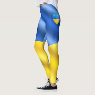 Ukraina - fred - Ukrainas Flagga - frihet Leggings