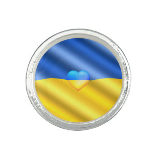 Ukraina - fred - Ukrainas Flagga - frihet Ring