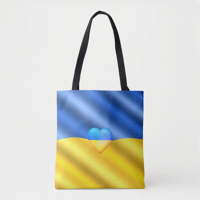 Ukraina - fred - Ukrainas Flagga - frihet Tygkasse (Framsida)