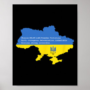Ukraina Frihet Poster