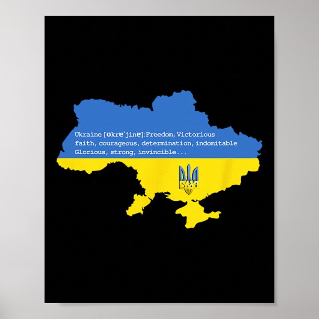 Ukraina Frihet  Poster (Framsidan)