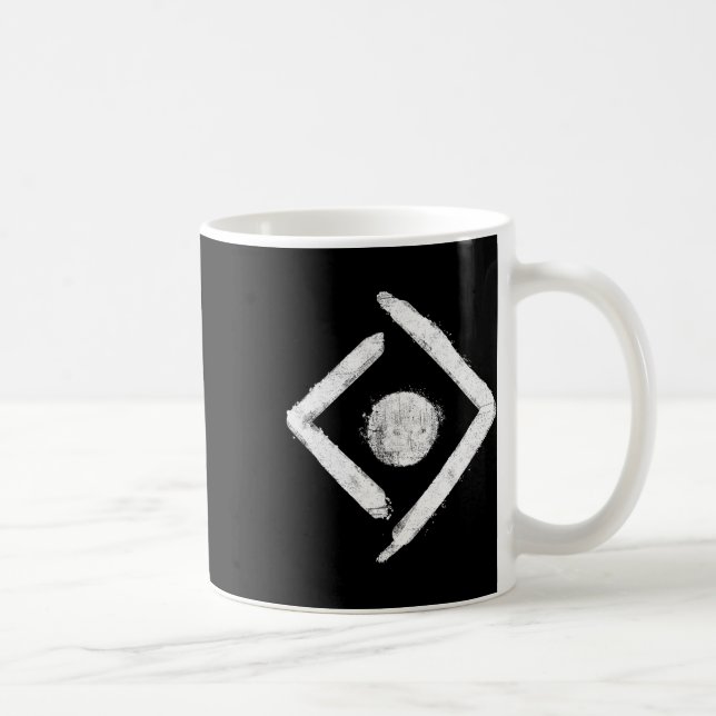 Ukraina Frihetsflagga Graffiti Ukrainskt Symbol Fö Kaffemugg (Höger)