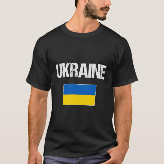 Ukraina Gift Ukrainska Flagga T Shirt