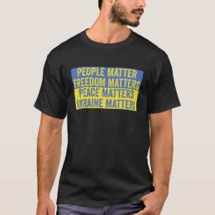 Ukraina har betydelse för president Zelensky Tal T Shirt