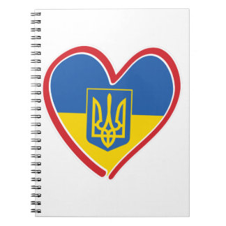 Ukraina-hjärta Anteckningsbok