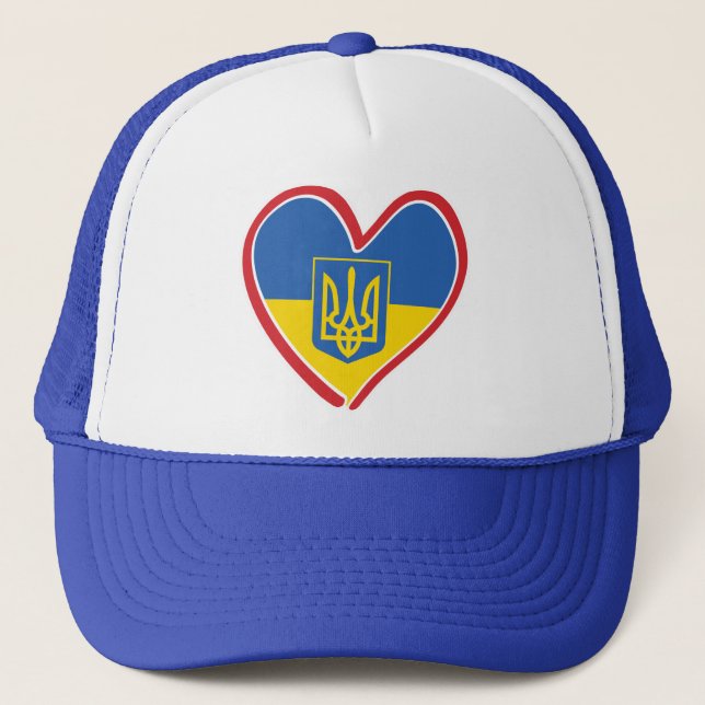 Ukraina-hjärta Keps (Framsida)