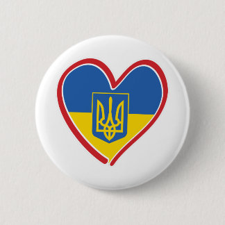 Ukraina-hjärta Knapp