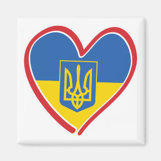 Ukraina-hjärta Magnet
