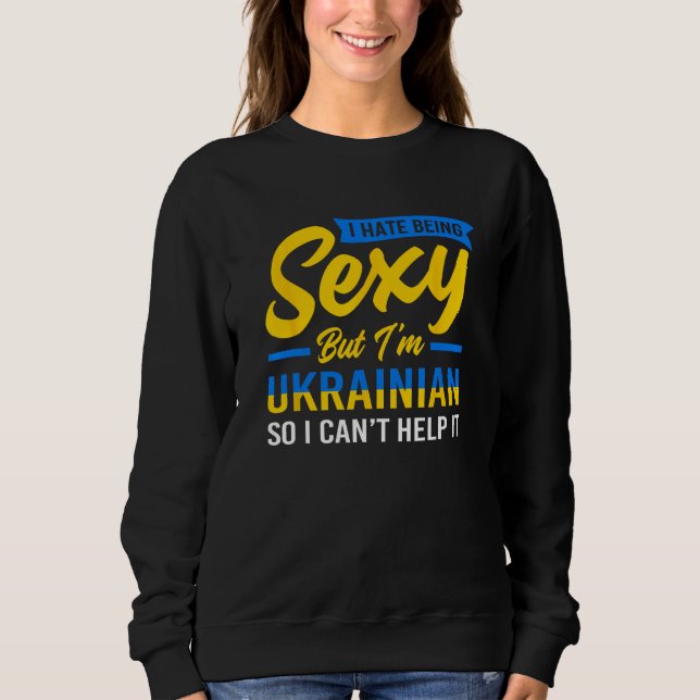 Ukraina Humor För manar Funny Ukraina T Shirt (Framsida)