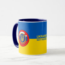 Ukraina - inte Ryssland Mugg