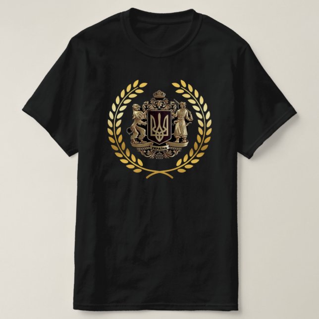 Ukraina Jackar Arm T-Shirt (Design framsida)