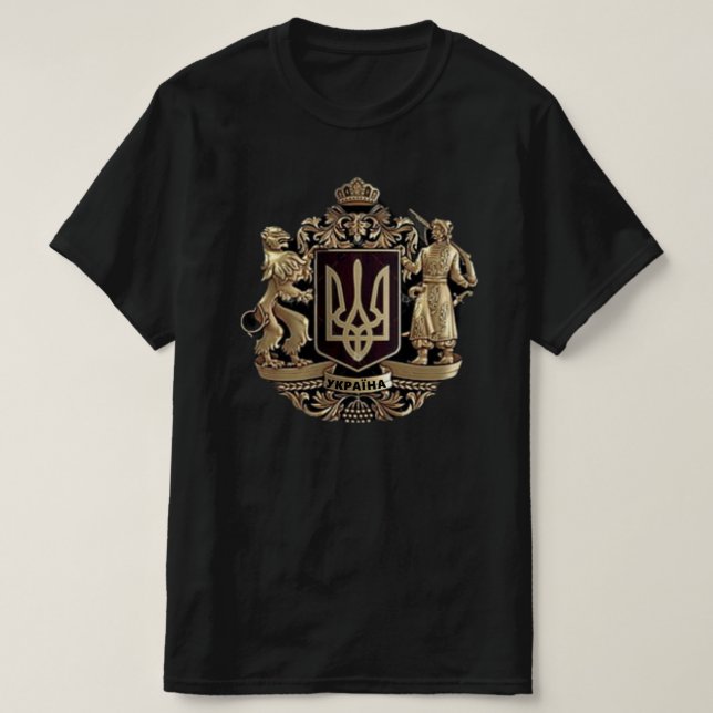 Ukraina Jackar Arm T-Shirt (Design framsida)