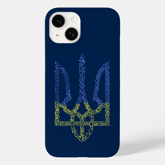 Ukraina jackar arm trident tryzub spiral mönster (Baksida)