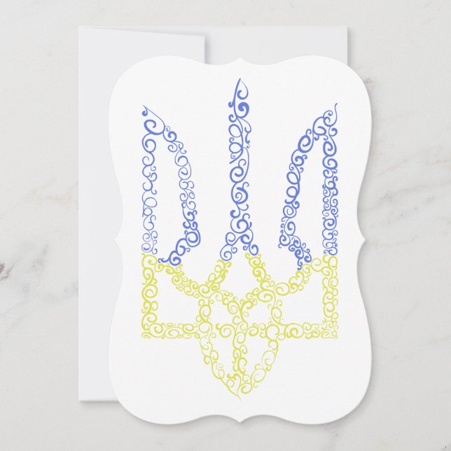 Ukraina jackar arm trident tryzub spiral mönster (Framsida)