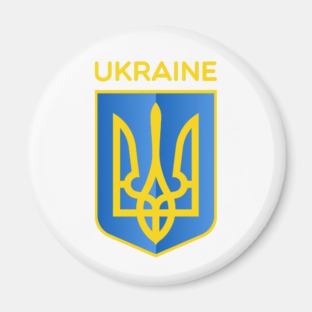 Ukraina jackar om arm magnet (Framsidan)