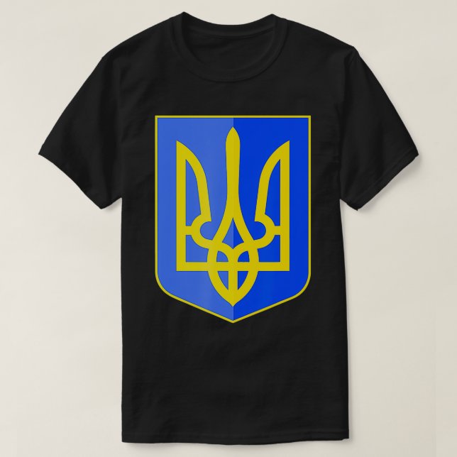 Ukraina Jackar om Arm T Shirt (Design framsida)