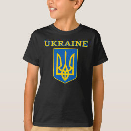 Ukraina jackar om arm t-shirt