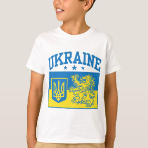 Ukraina Jackar om Arm T Shirt