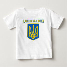 Ukraina jackar om arm t-shirt
