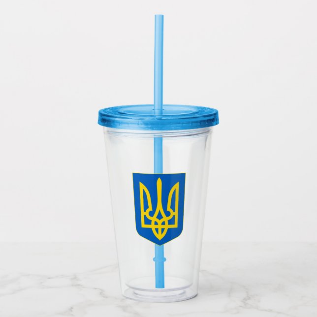 Ukraina Jackar om Arm Take Away Mugg (Framsida)