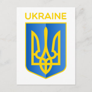 Ukraina jackar om arm vykort
