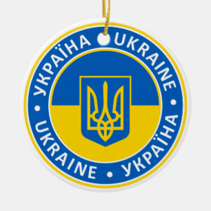 Ukraina Julgransprydnad Keramik