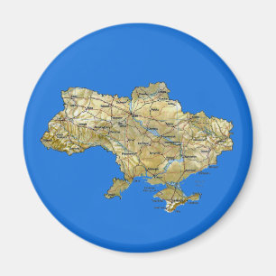 Ukraina Kartmagnet Magnet